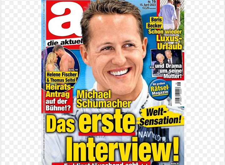 «Die Aktuelle» mit gefaktem Michael-Schumacher-Interview: Familie plant
