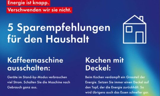 Sie kam nicht so gut an, die letztjährige Sparkampagne des Bundes...