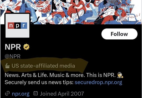 National Public Radio (NPR) belieferte bisher seine 52 Accounts auf Twitter mit aktuellen Nachrichten...