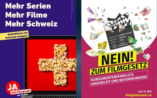 Offener Ausgang: Die Befürworter des neuen Filmgesetztes sind den Gegnern nur eine Nasenlänge voraus...