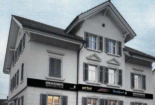 Das «Druckhaus» an Wülflingerstrasse 224 in Winterthur...
