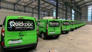 Quickpac verfügt über die grösste Flotte mit Elektroautos in der Schweiz...