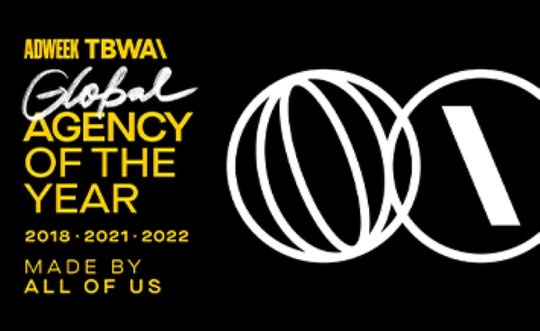 TBWA\ hat den Hattrick geschafft: zum dritten Mal Global Agency of the Year...  