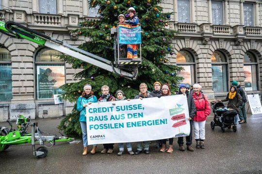 Würde man vom Bund verlangen, ähnlich rasches Handeln mit ähnlichen Beträgen fürs Klima an den Tag zu legen, wäre der Teufel los...  (Bild: Campax, make change happen)