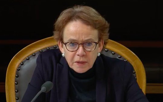 «Doppelt genäht hält besser»: Eva Herzog wollte in Sachen Digitalsteuer vergeblich auf Nummer sicher gehen. (Bild Screenshot parlament.ch)