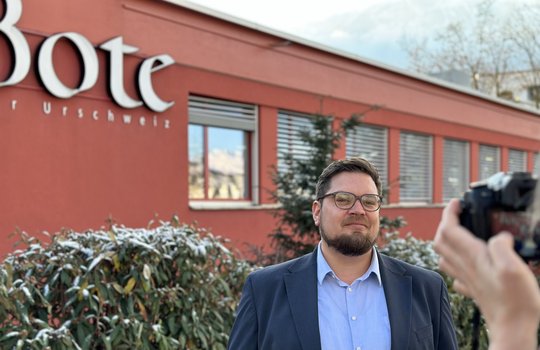 Dominik Jordan arbeitet zurzeit noch bei der «Luzerner Zeitung», per März 2024 wechselt er zum «Boten»...      (Bild zVg)