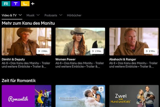 «Nr. 2 nach Amazon»: Der RTL-Streamer klopft sich selbst auf die Schultern... (Bild: Screenshot)