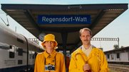 Der neue Kinospot streicht das ländliche Stadtflair des neuen Zwhatt-Areals heraus... (Bild: Screenshot Klein Report)