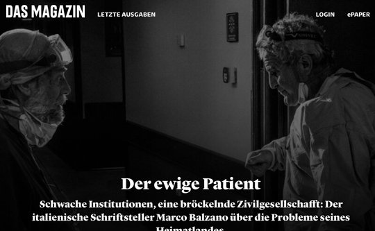 Tempi passati: Das bildstarke «Magazin»-Onlinedesign fällt dem nüchternen Kachel-Layout von tagesanzeiger.ch zum Opfer.