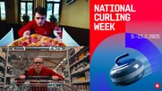«Your daily curling moves»: Schweizer Olympia-Teams bringen Curling in den Alltag... (Bild: zVg)