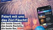 Werbekonzept: Die App für das Fest wird auch auf dem Züri Fäscht-Umschlag von «20 Minuten» beworben…     (Bild: zVg)
