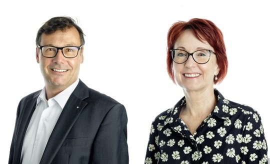 Marcel Sennhauser ist zuständig für die Kommunikation und Politik, Marisa Lienberger ist Leiterin Finanzen und IT...    (Bilder: zVg)