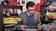Roger Köppel liest auf «Weltwoche Daily» aus dem vertraulichen Papier...          (Screenshot)