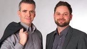 Thomas Jauch (l.) und Stv. Thomas Roder...