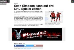 Werbung der AZ-Medien-Gruppe bei Watson
