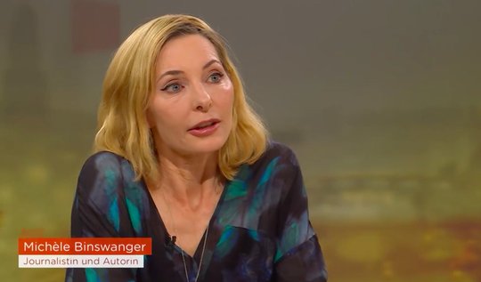 Am Mittwochabend war die «Tages-Anzeiger»-Journalistin im «TalkTäglich» von TeleZüri bei Oliver Steffen zu Gast...   (Screenshot TeleZüri)