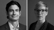 Daniel Binswanger und Bettina Hamilton-Irvine teilen sich neu die Chefredaktion bei der Republik...             (Bild: Webseite)
