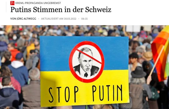 Die «Frankfurter Allgemeine Zeitung» nimmt die Schweiz aufs Korn – und Roger Köppel. (Bild Screenshot FAZ)