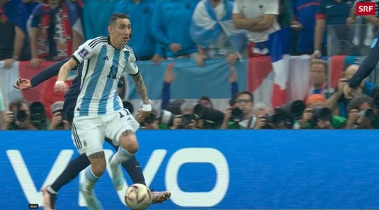 Argentinien wird Weltmeister. Das Messi-Spektakel hat die Wogen ebenso wie die Zuschauerzahlen hoch gehen lassen...          (Screenshot Finale SRF)