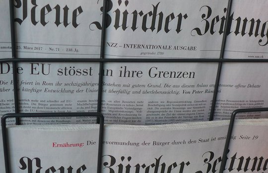NZZ-Printausgabe wird «auf das Wesentliche» konzentriert: «Zu behaupten, die journalistische Qualität mit weniger Ressourcen zu verbessern, ist Schönreden», sagte Impressum-Geschäftsführer Urs Thalmann.