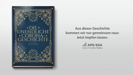 Sechs Sujets mit leicht veränderten Buchtiteln sollen die unendliche Geschichte endlich machen...           (Bild: Ruf Lanz)