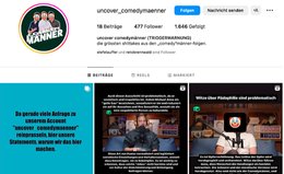 Insta-Account Uncover_Comedymaenner 