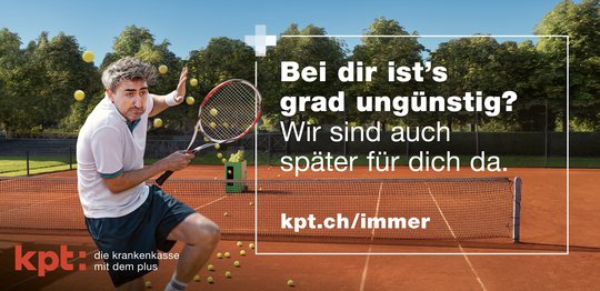Frühlingskampagne für die Berner Krankenkasse KPT angelaufen. Banner und Landingpages kamen wiederum aus der Feder von Emoticom…  (Bild Family/zVg)
