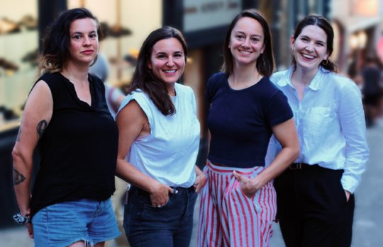 Der neue Vorstand: Hanna Widmer, Nadia Kohler, Linda Walter und Giulia Cresta (v.l., Nina Thöny fehlt). (Bild zVg)