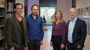 Die Partnerinnen und Partner von Kuble (v.l.): Gustavo Salami, Christoph Hess, Olivia Schiffmann und Christian Aichhorn…                   (Bild: zVg)