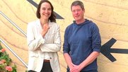 Rahel Estermann und der bisherige Geschäftsführer Erik Schönenberger leiten neu die Geschäftsstelle... (Bild: zVg)