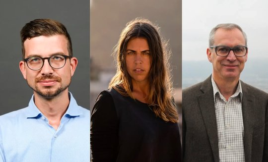 Ivo Mijnssen (l.) wird Vize-CR, Nicole Anliker berichtet neu aus Istanbul, Rico Bandle wird Feuilleton-Chef...    (Bild: zVg / © NZZ)