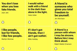 Post unter dem Hashtag #friendshipquotes 