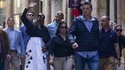 Barack Obama und seine Frau Michelle am Freitag in Barcelona, bevor sie am Samstag nach Zürich geflogen sind…    (Bild: Bildschirmfoto aus einem Bericht der FAZ über den Event)