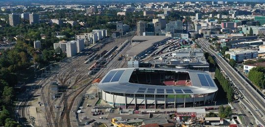 In Lancy befindet sich unter anderem das Stadion des FC Servette...(Bild: zVg)