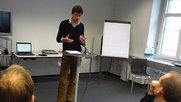 Dominik Balmer am MAZ-Recherchetag