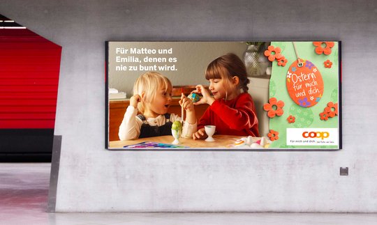 Die Kampagne läuft unter dem Image-Dach...