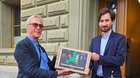 Markus Wick, Initiant der Petition (links), will ein bilaterales Abkommen mit der EU erreichen... (Bild: zVg)