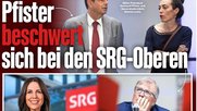Nach RTS-Sendung «Mise au point» ging Gerhard Pfister in die Offensive…   (Bild: «SonntagsBlick»-Foto-Collage)