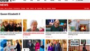 Eine grosse Persönlichkeit ist gestorben: Queen und nochmals Queen bei der BBC und auch bei RTL, SRF blieb bei seinem Nachmittagsprogramm...       (Screenshot bbc.com)