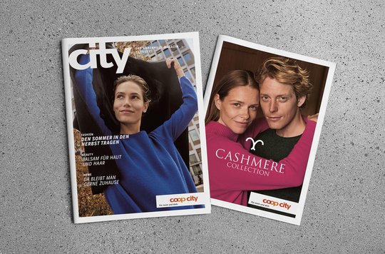 Die Zürcher Kreativagentur MRB lanciert die ersten beiden Publikationen für Coop City.