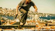 Til Schwieger beim Dreh in Istanbul