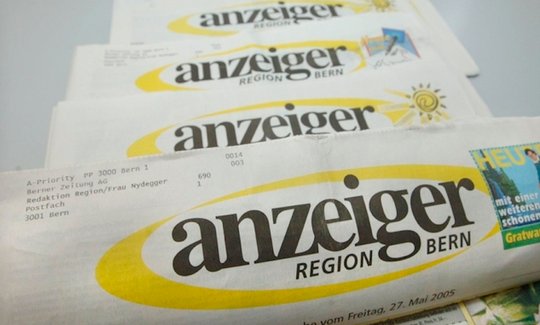 Das wars: Bern wechselt zur «ePublikation für Gemeinden und Städte», das vom Seco betrieben wird. (Bild © Anzeiger) 