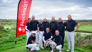 Das Team Switzerland freut sich auf dem niederländischen Golfplatz über den vierten Platz... (Bild: zVg)