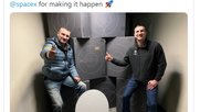 Auch die Klitschko-Brüder bedanken sich auf Twitter für das Internet über Starlink...