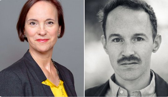Agnès Schenker und Christoph Lenz übernehmen im März gemeinsam die Leitung der Kommunikation im EJPD. (Bild Twitter)
