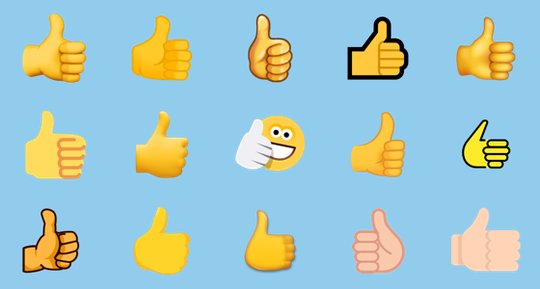 Das Emoji wird in westlichen Kulturen verwendet, um Zustimmung auszudrücken. Das kann auch gerichtlich bindend sein    (Bild: Emojipedia)