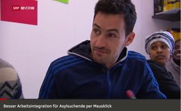 Asylsuchender behördlich vermessen