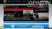 Der Sender RT France gibt sich auf seiner Webseite empört über die Sperre seiner Konten in Paris...          (Screenshot)