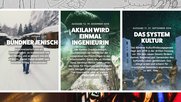 Obwohl digital, erschien das eingestellte Magazin in «Ausgaben»: Titelstorys der Ausgaben 11 bis 13. (Bild © Raetia Publica)