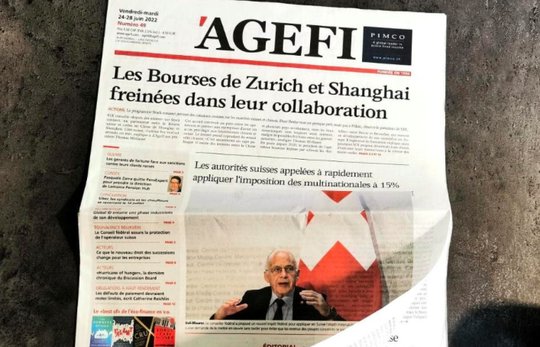 Keine Post-Rabatte für «Fachpresse»: «L'Agefi» richte sich an ein Publikum, das an Finanzthemen interessiert sei, befand das Bundesgericht...    (Bild © L’Agefi)